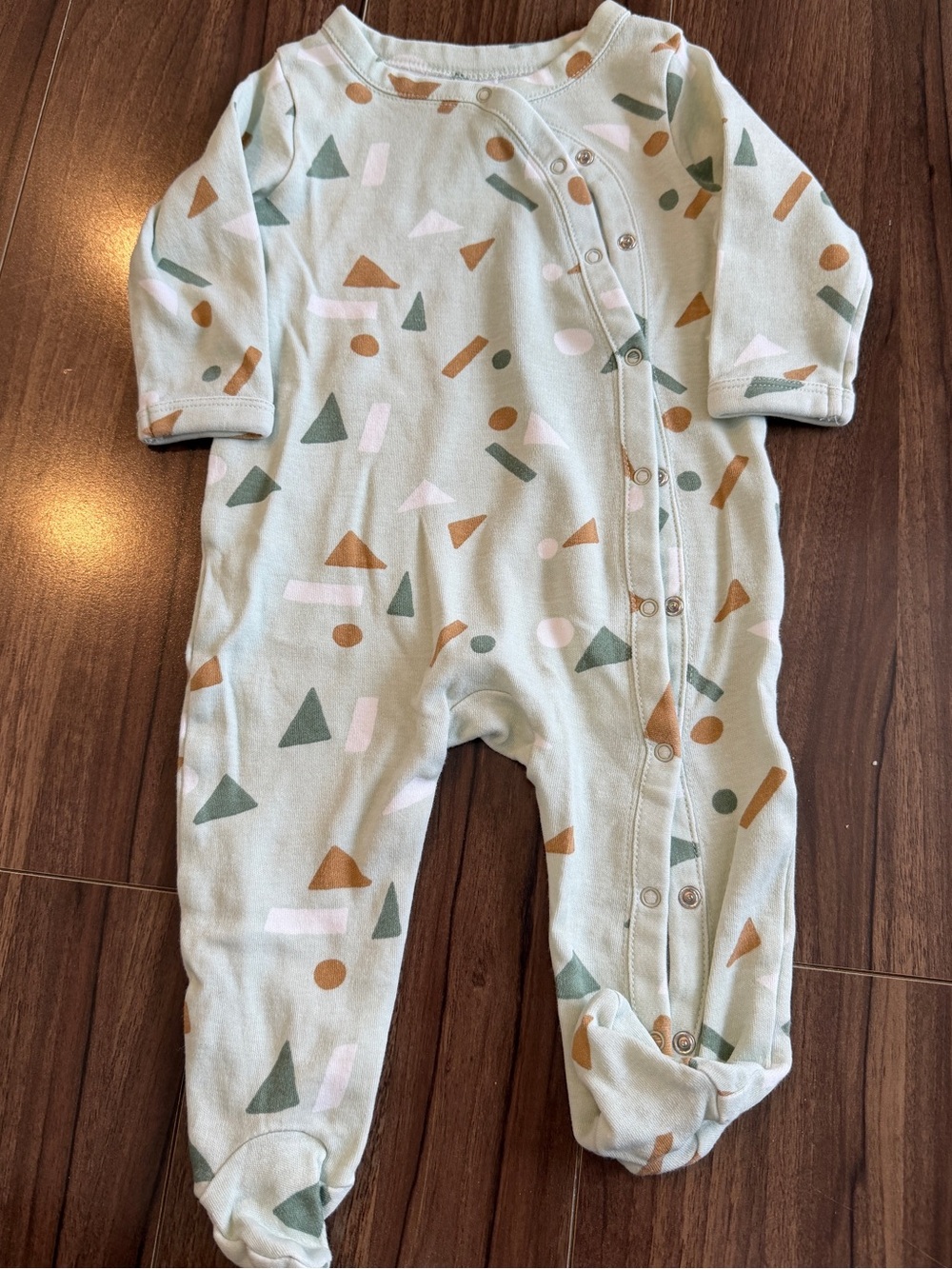 New Nordstrom Geometric Print Footed Sleeper – 3 Months